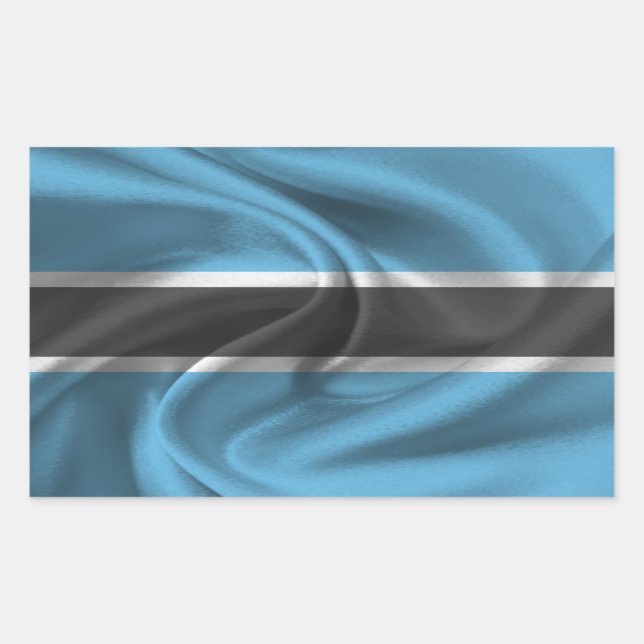 Botswana Flag Rectangular Sticker (Front)
