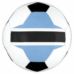 Botswana flag soccer ball