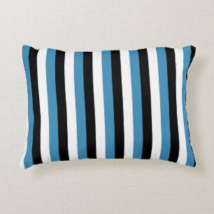 botswana flag stripes country pattern symbol white decorative cushion