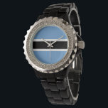 Botswana flag watch<br><div class="desc">An ideal gift for all those who are patriotic of their country!</div>