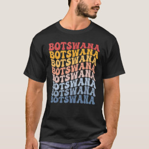 Botswana Groovy Retro Motswana T-Shirt