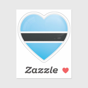 Botswana Love Flag 