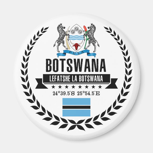 Botswana Magnet (Front)