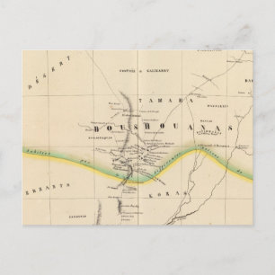 Botswana, South Africa 51 Postcard