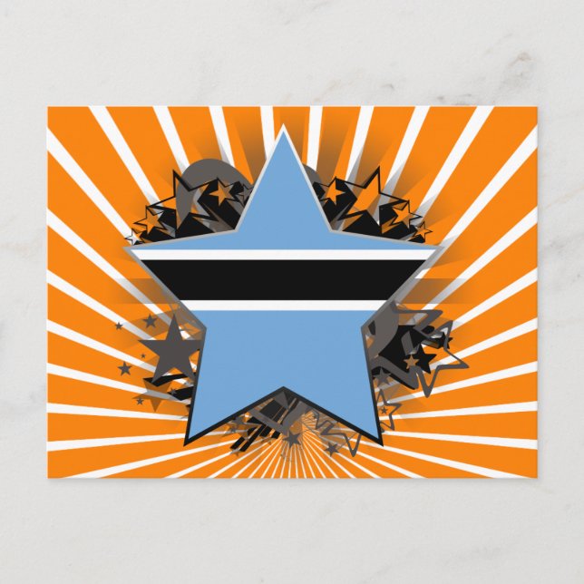 Botswana Star Postcard (Front)