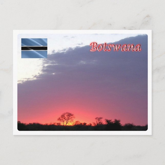 Botswana - Sunrise - Postcard (Front)