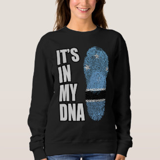 Botswanan And Micronesian Mix DNA Heritage Flag Sweatshirt