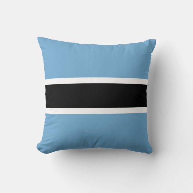 Botswanan Flag (Botswana) Cushion (Front)