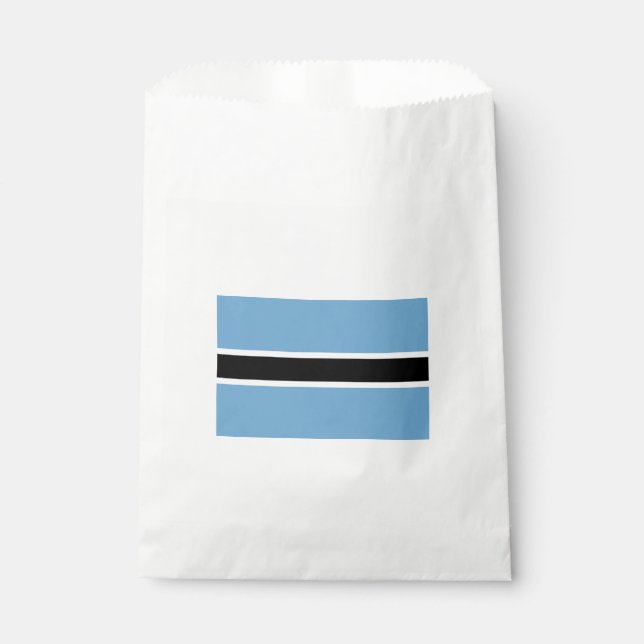 Botswanan Flag (Botswana) Favour Bag (Front)