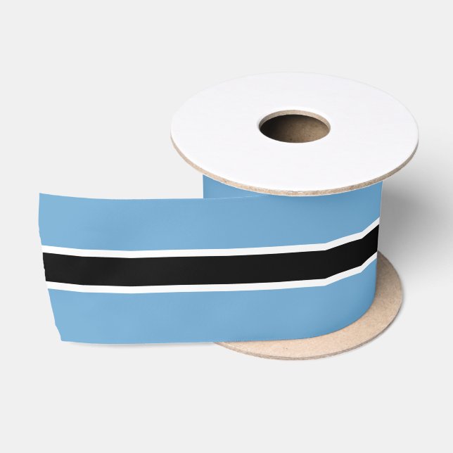 Botswanan Flag (Botswana) Satin Ribbon (Spool)