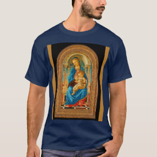 Botticelli (1445-1510) Madonna & Child Enthroned  T-Shirt