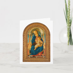 Botticelli (1445-1510) Madonna & Child Enthroned Thank You Card