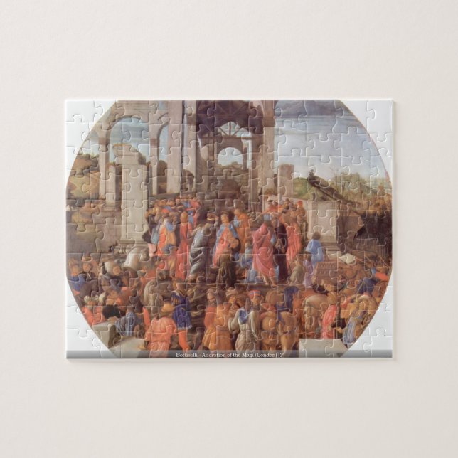 Botticelli - Adoration of the Magi (London) [2 puz Jigsaw Puzzle (Horizontal)