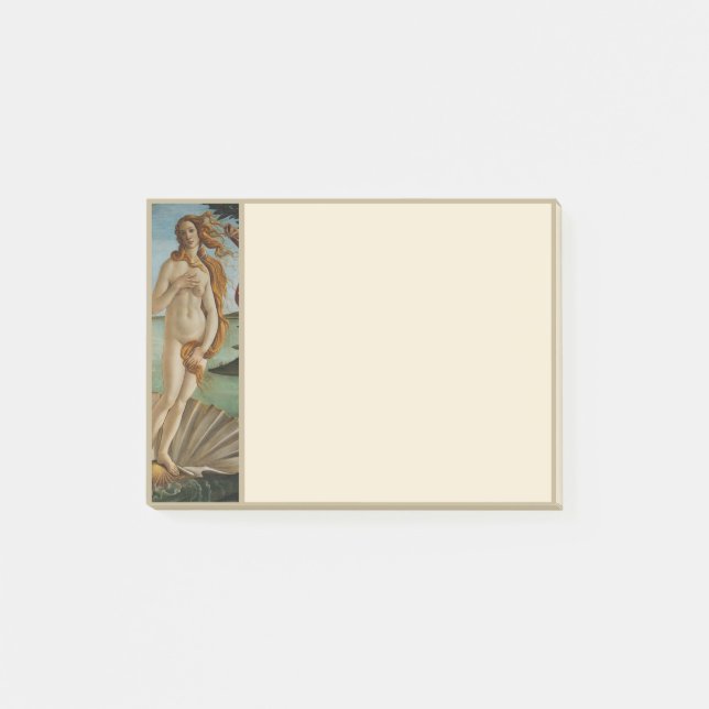Botticelli Birth of Venus Fine Art Post-it Notes (Front)
