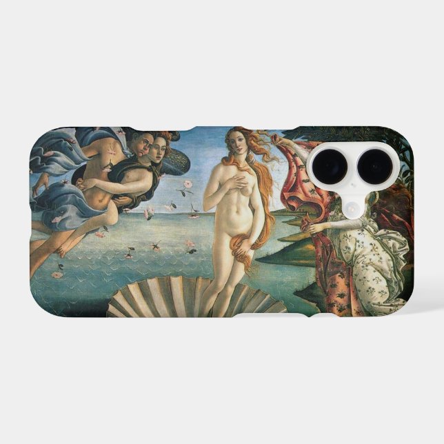 Botticelli Birth of Venus iPhone Case (Back Horizontal)