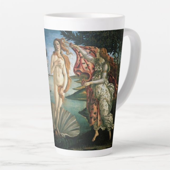 Botticelli Birth of Venus Latte Mug (Right Angle)