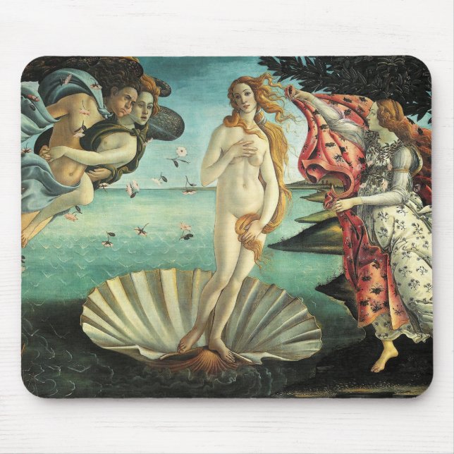 Botticelli - Birth of Venus Mouse Pad (Front)