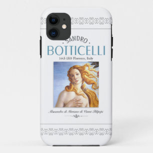 Botticelli Birth of Venus Painting and Painter Bio iPhone 11 Case