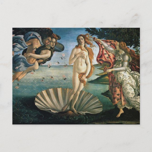 Botticelli Birth of Venus Postcard (Front)