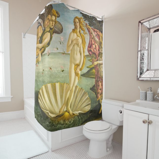Botticelli Birth of Venus Shower Curtain (In Situ)