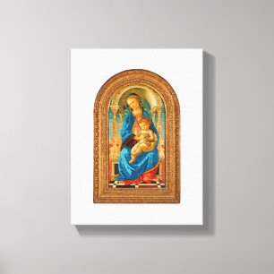 Botticelli Madonna and Child Enthroned Canvas Print