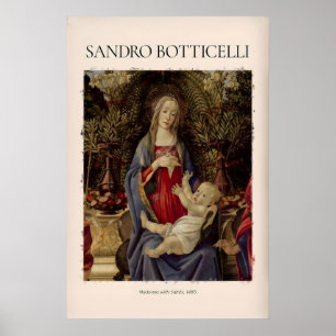 Botticelli Madonna with Saints Bardi Altarpiece Poster