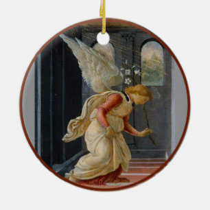 Botticelli Mary and Angel Ceramic Ornament