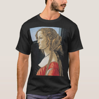 Botticelli Portrait Of Simonetta Vespucci 1caesium T-Shirt