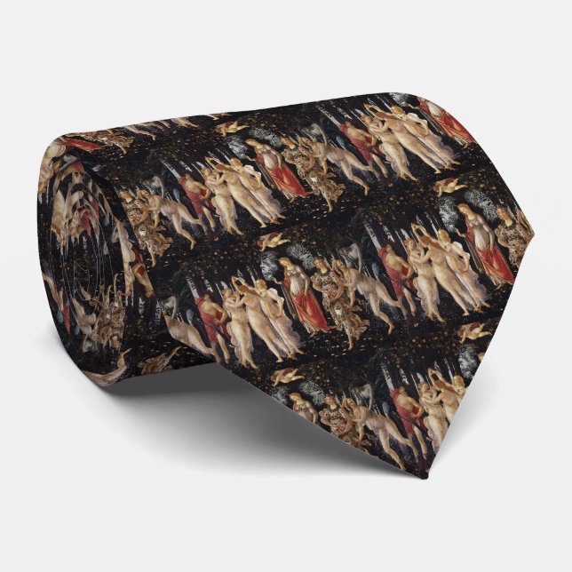 Botticelli , “Primavera” ネクタイ Tie (Rolled)