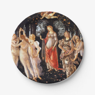 BOTTICELLI -Primavera 1482 Paper Plate