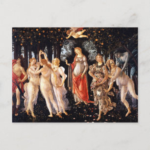 BOTTICELLI -Primavera 1482 Postcard