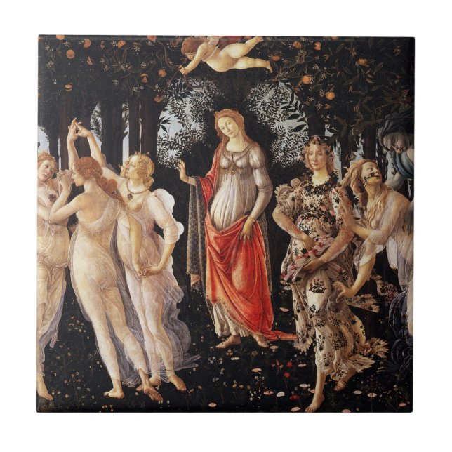 Botticelli Primavera Tile (Front)