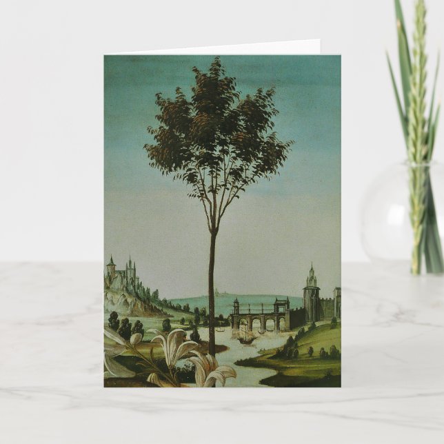 Botticelli Renaissance Painting Card (Front)