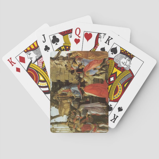 Botticelli Renaissance Painting Playing Cards (Back)