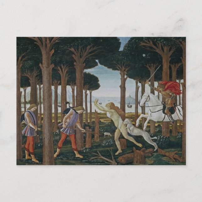 Botticelli Renaissance Painting Postcard (Front)