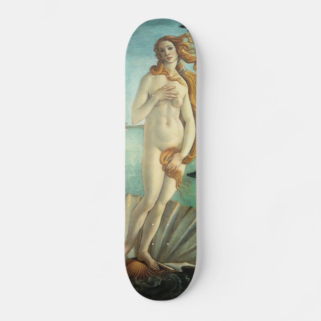 Botticelli Renaissance Painting Skateboard (Front)