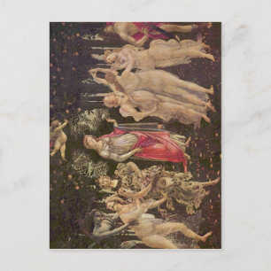 Botticelli, Sandro Fr?hling (Primavera) :  um 1485 Postcard