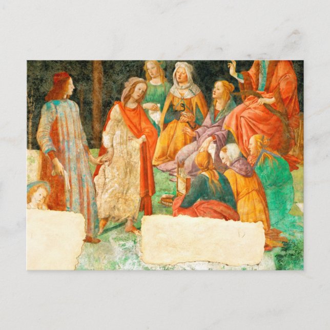 Botticelli "Seven Liberal Arts" Postcard (Front)