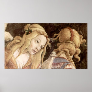 Botticelli-Sistine Chapel -The youth of Moses Poster