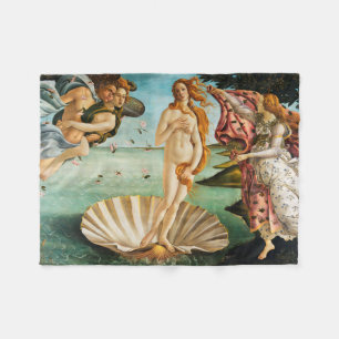 BOTTICELLI - The birth of Venus 1483 Fleece Blanket