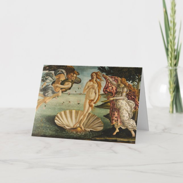 Botticelli The Birth of Venus Greeting Card (Front)