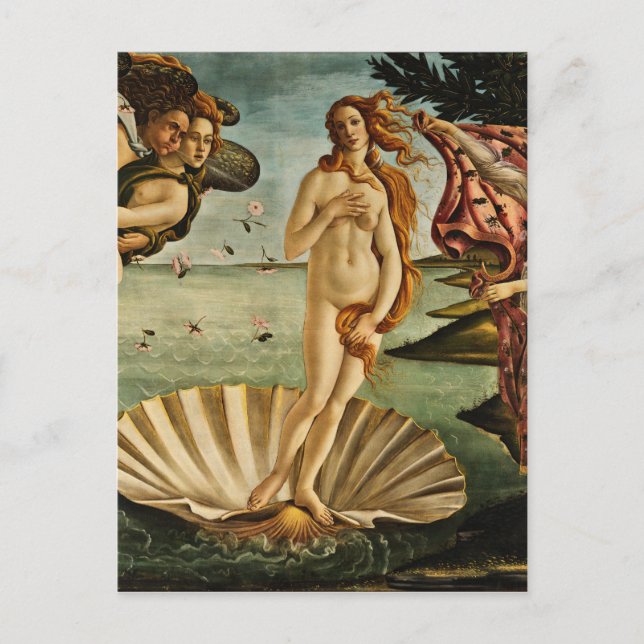 Botticelli - The Birth Of Venus Postcard (Front)