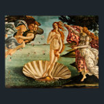 Botticelli - The Birth Of Venus Poster<br><div class="desc">Botticelli - The Birth Of Venus 1483</div>