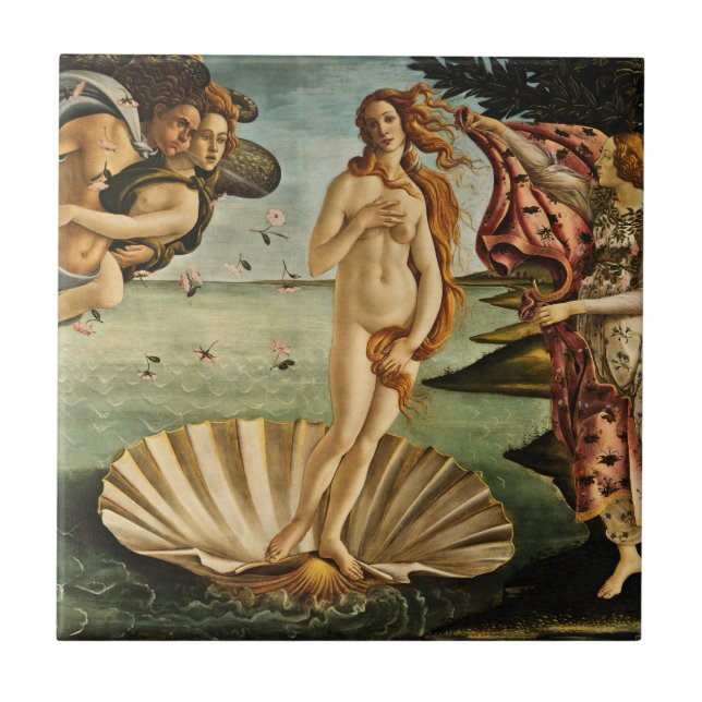 Botticelli - The Birth Of Venus Tile (Front)