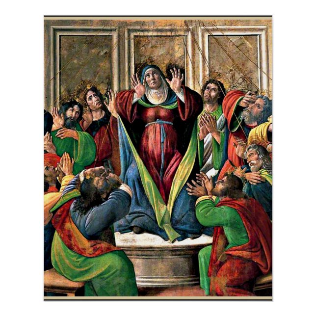 Botticelli - The Descent of the Holy Ghost Poster (Front)