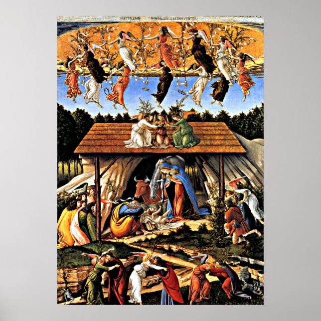 Botticelli - The Mystical Nativity Poster (Front)