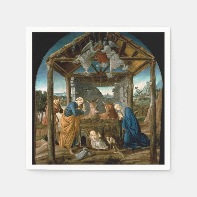 Botticelli - The Nativity Napkin (Front)