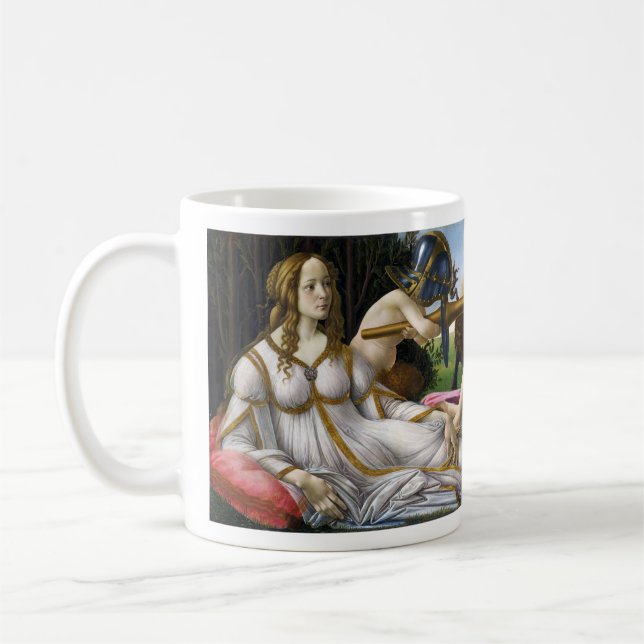Botticelli Venus and Mars Mug (Left)