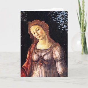 Botticelli Venus Goddess of Love Renaissance Art Holiday Card