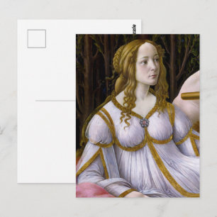 Botticelli Venus Goddess of Love Renaissance Art Postcard